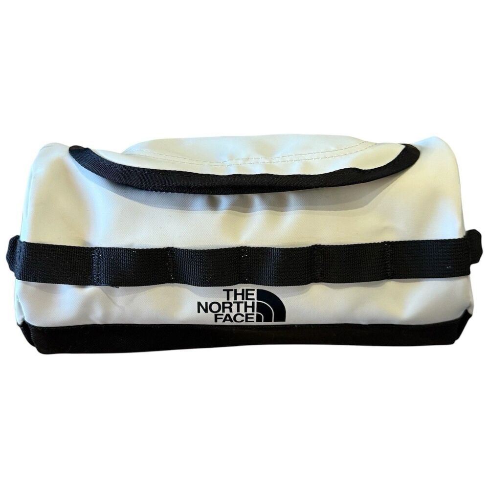 The North Face Base Camp Travel Canister Black and White Toiletry Bag